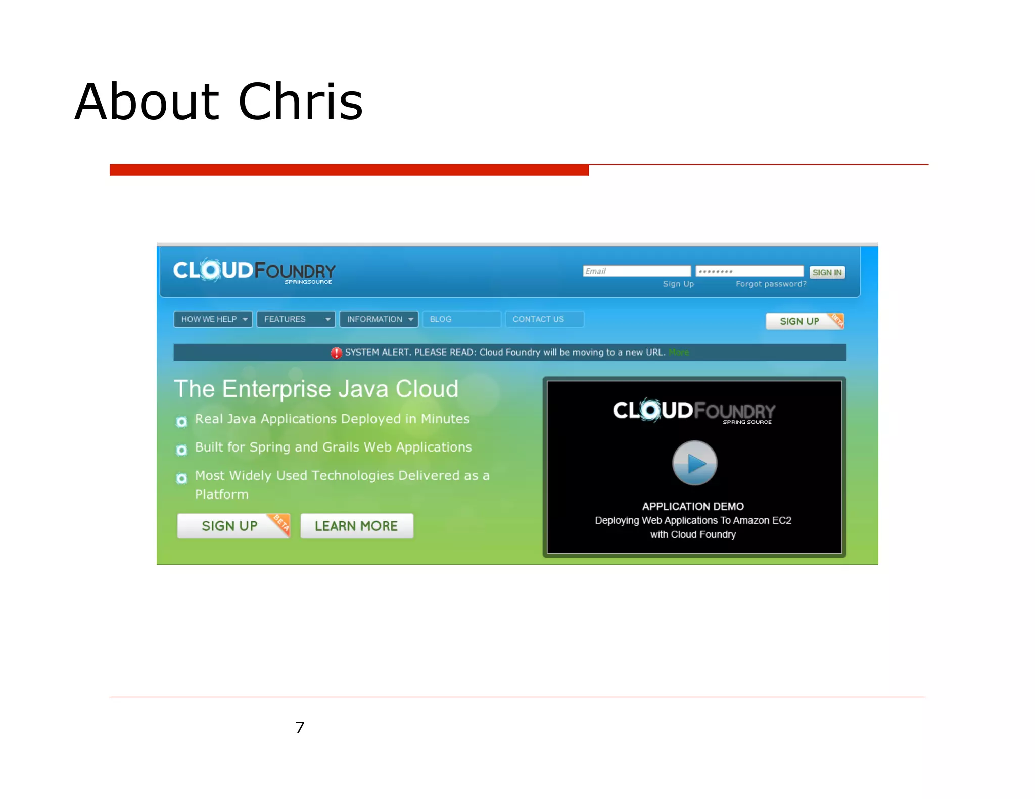 About Chris




        7
 