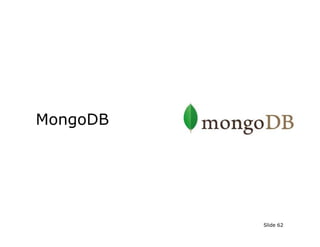 MongoDB




          Slide 62
 