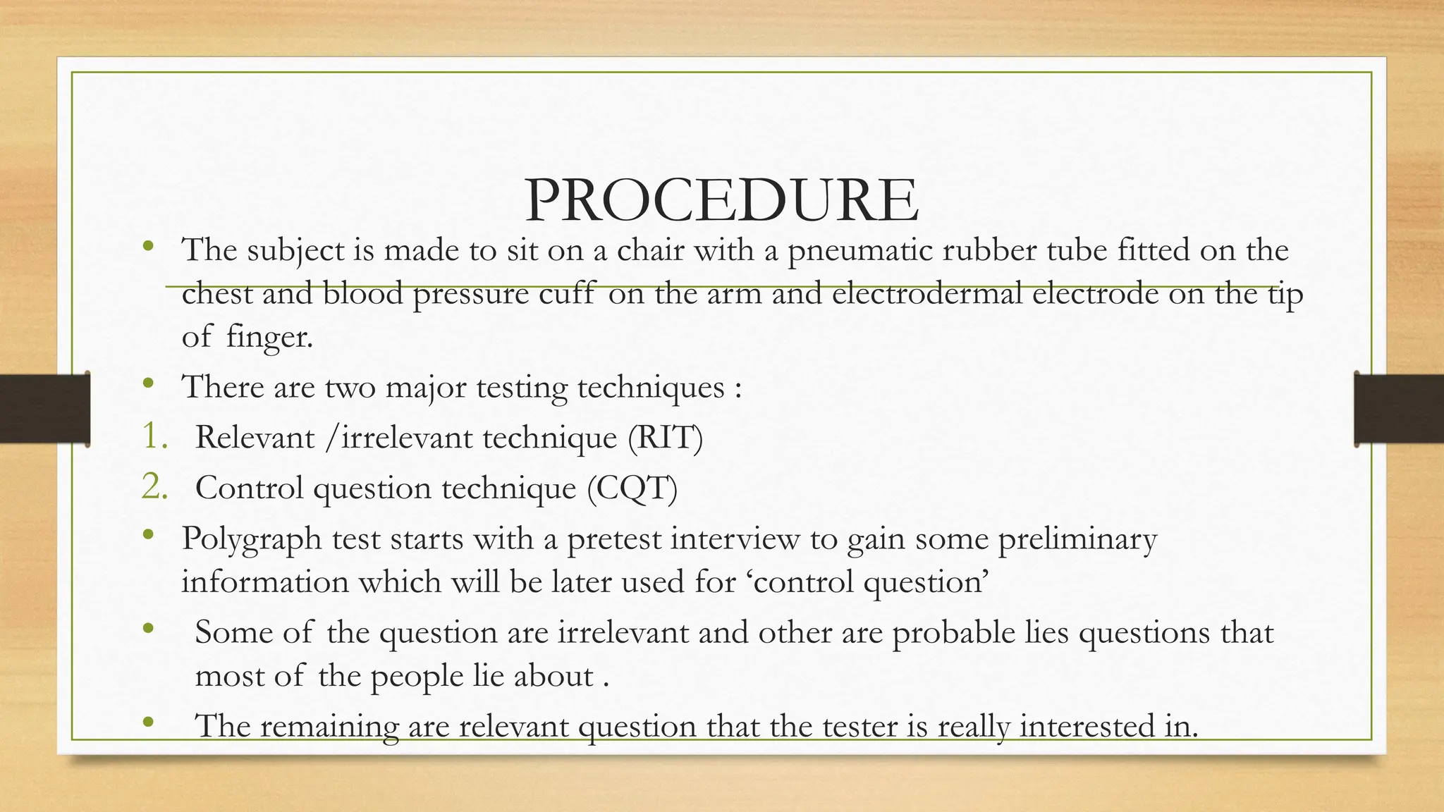 POLYGRAPH (LIE DETECTOR) Alok.pptx of forensic medicine | PPTX