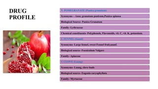 Formulation and evaluation of Poly herbal cough syrup | PPT