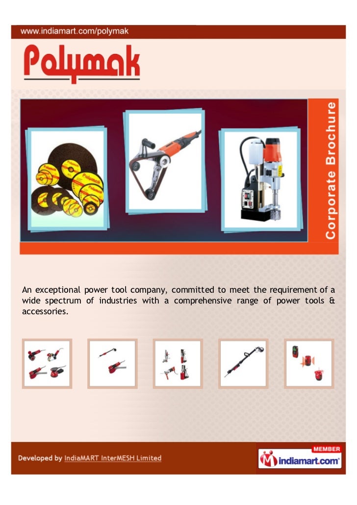 Polymak Tools India Private Limited, Chennai, Power Tools & Accessori…