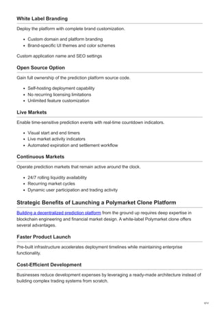 Build a Decentralized Prediction Market Platform Like Polymarket with ...