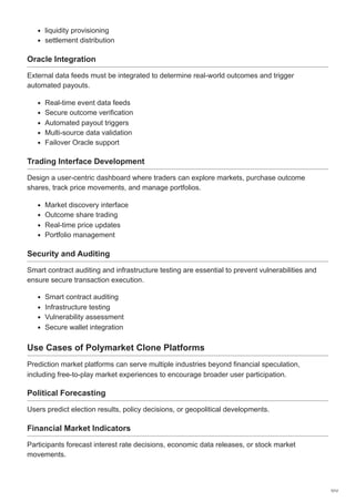 Build a Decentralized Prediction Market Platform Like Polymarket with ...