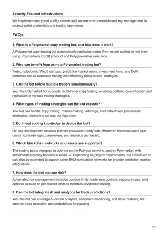 Polymarket Copy Trading Bot Development Company | PDF