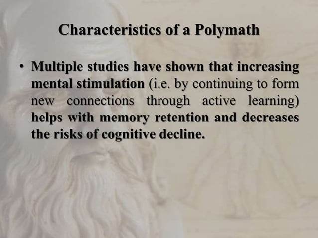 Polymath(Renaissance man) | PPT