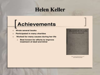 Helen Keller
 