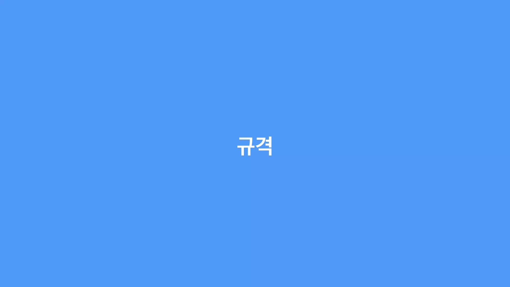 규격 
 