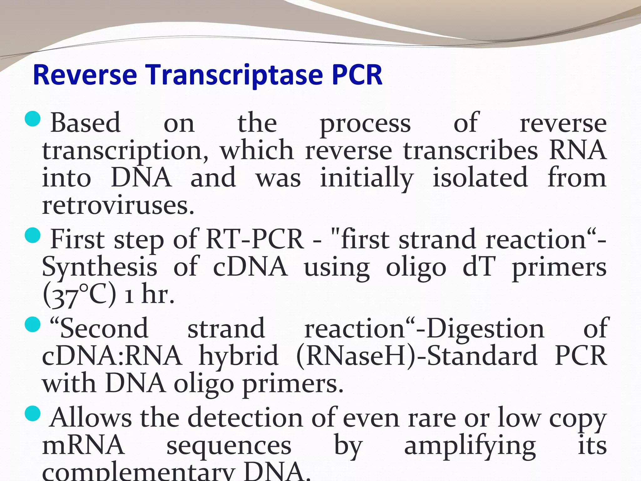 Polymerase chain reaction principles and practice | PPT