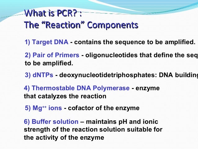 what is pcr