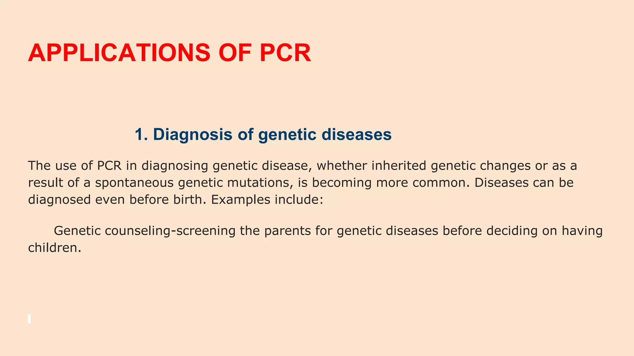Polymerase chain reaction (pcr) | PPTX