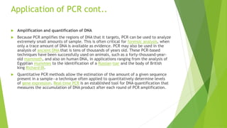 Polymerase chain reaction(PCR) | PPTX