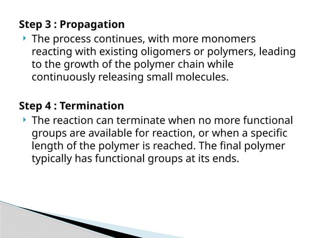 A Powerpoint presentation on the topic polymer chemistry | PPT
