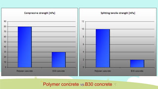 Polymer concrete vs B30 concrete
 