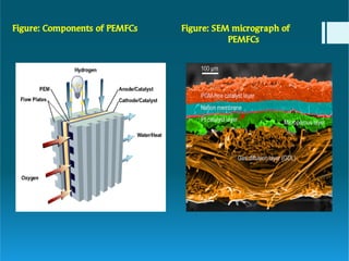 Figure: Components of PEMFCs Figure: SEM micrograph of
PEMFCs
 