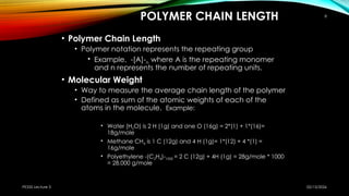 Polymer Numbers POLYMER engineering GENERAL lecture note .pptx