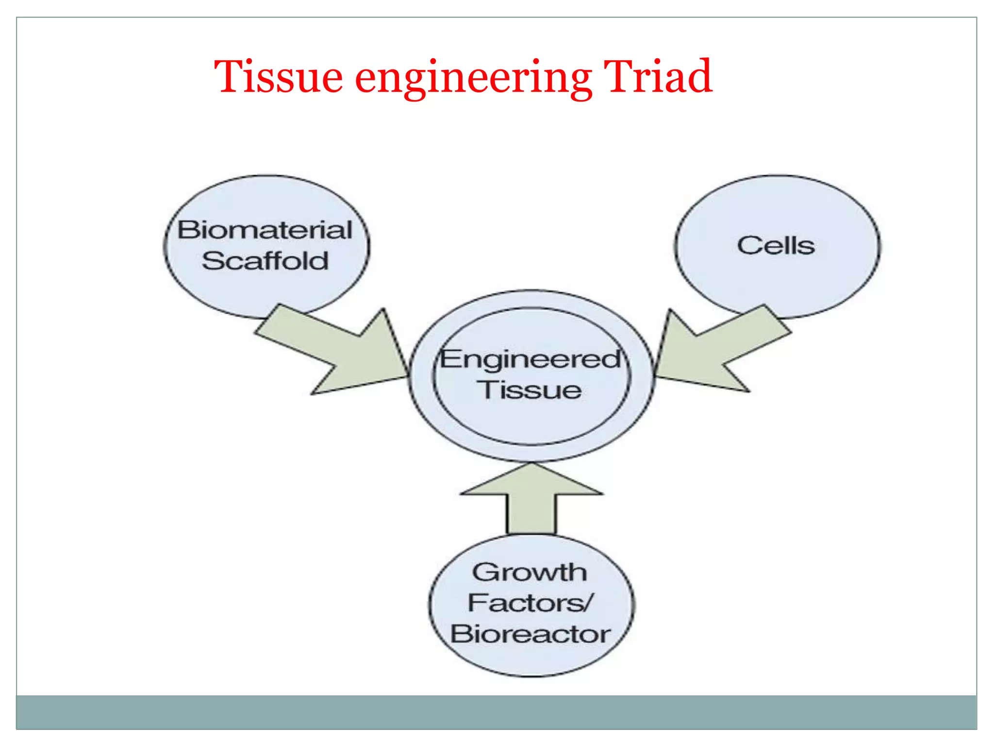 Tissue engineering Triad
 