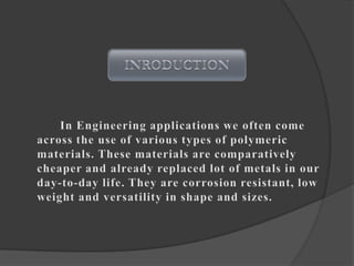 Polymeric materials | PPTX