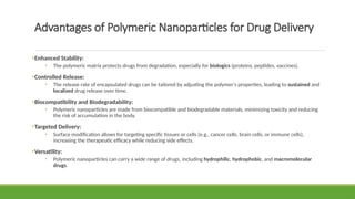 Polymeric nanoparticles for targeted drug delivery.pptx