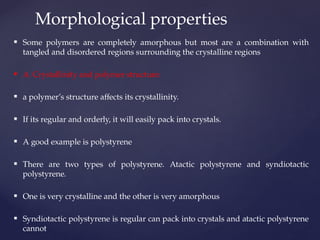 Polymeric systems. Polymeric Sciences.pptx