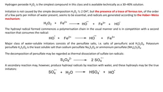 Polymer For H2o2 Polymerisation reactions and synthesis of important polymers | PPTX
