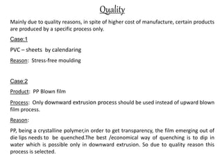 polymer processing ppt | PPTX