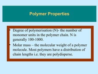Polymer Numbers Polymers | PPT