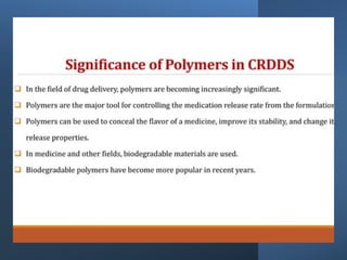 INTRODUCTION, CLASSIFICATION AND OF POLYMERS