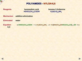 USES AND TYPES POLYMERS ORGANIC CHEMISTRY.ppt