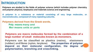 Comprehensive Overview of Polymer Science and Polymerization Processes ...