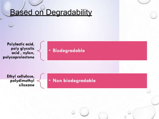 Based on Degradability
 