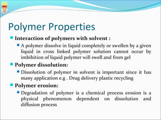 Polymer science | PPT