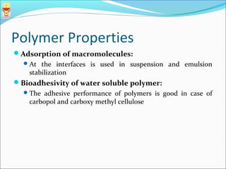 Polymer science | PPT