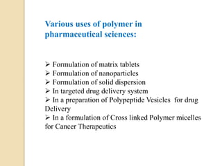 Polymer science | PPTX