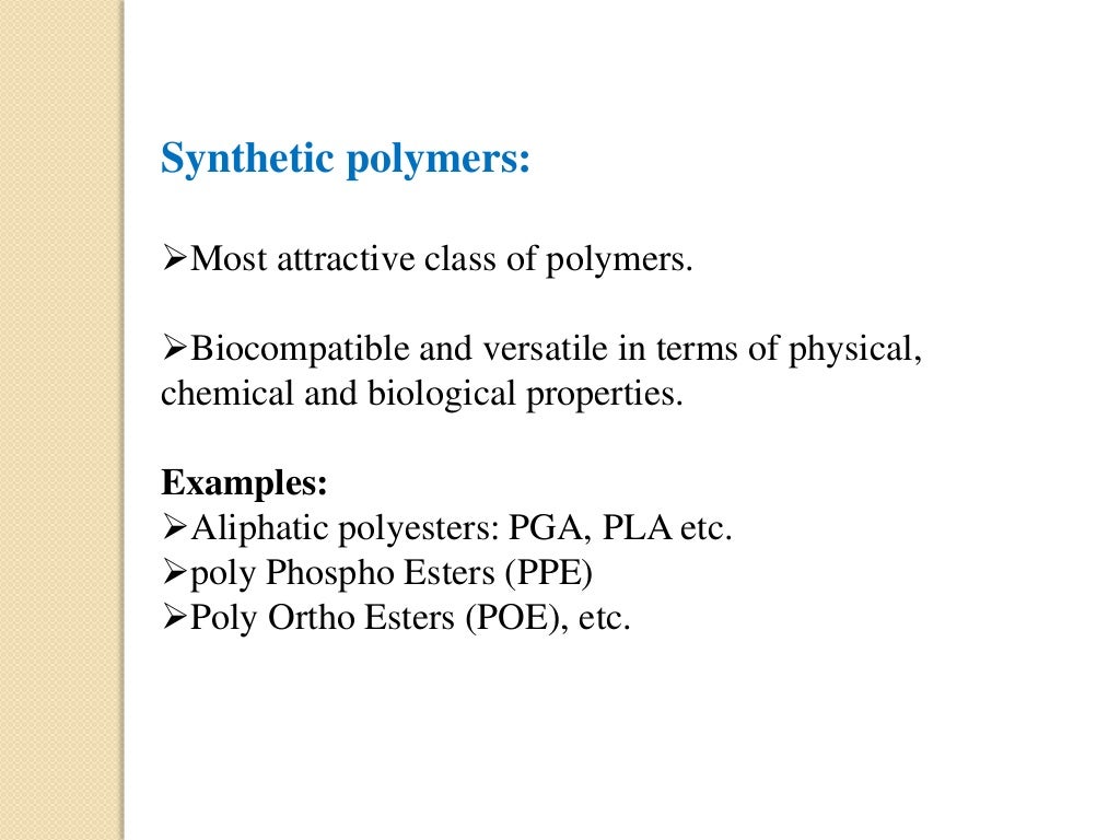 Polymer science