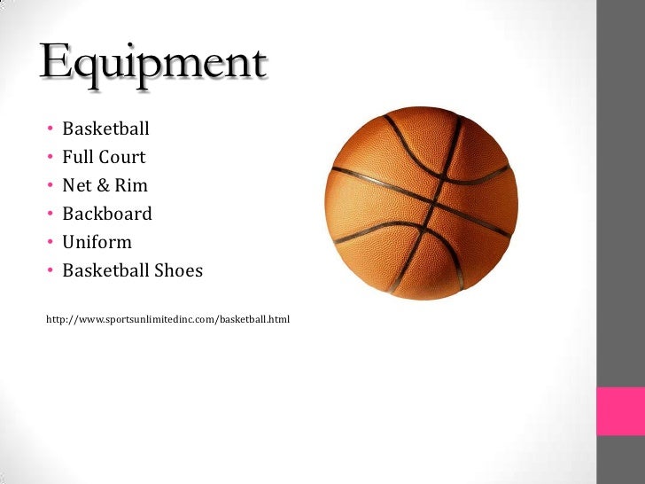 equipment for basketball