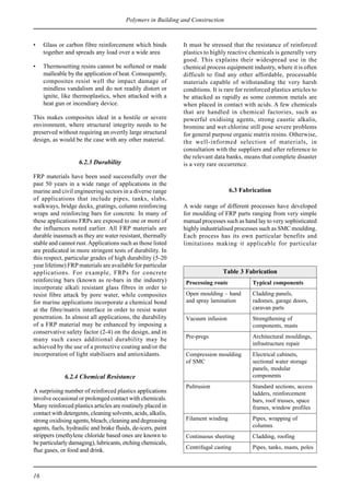 Polymers in building and construction | PDF