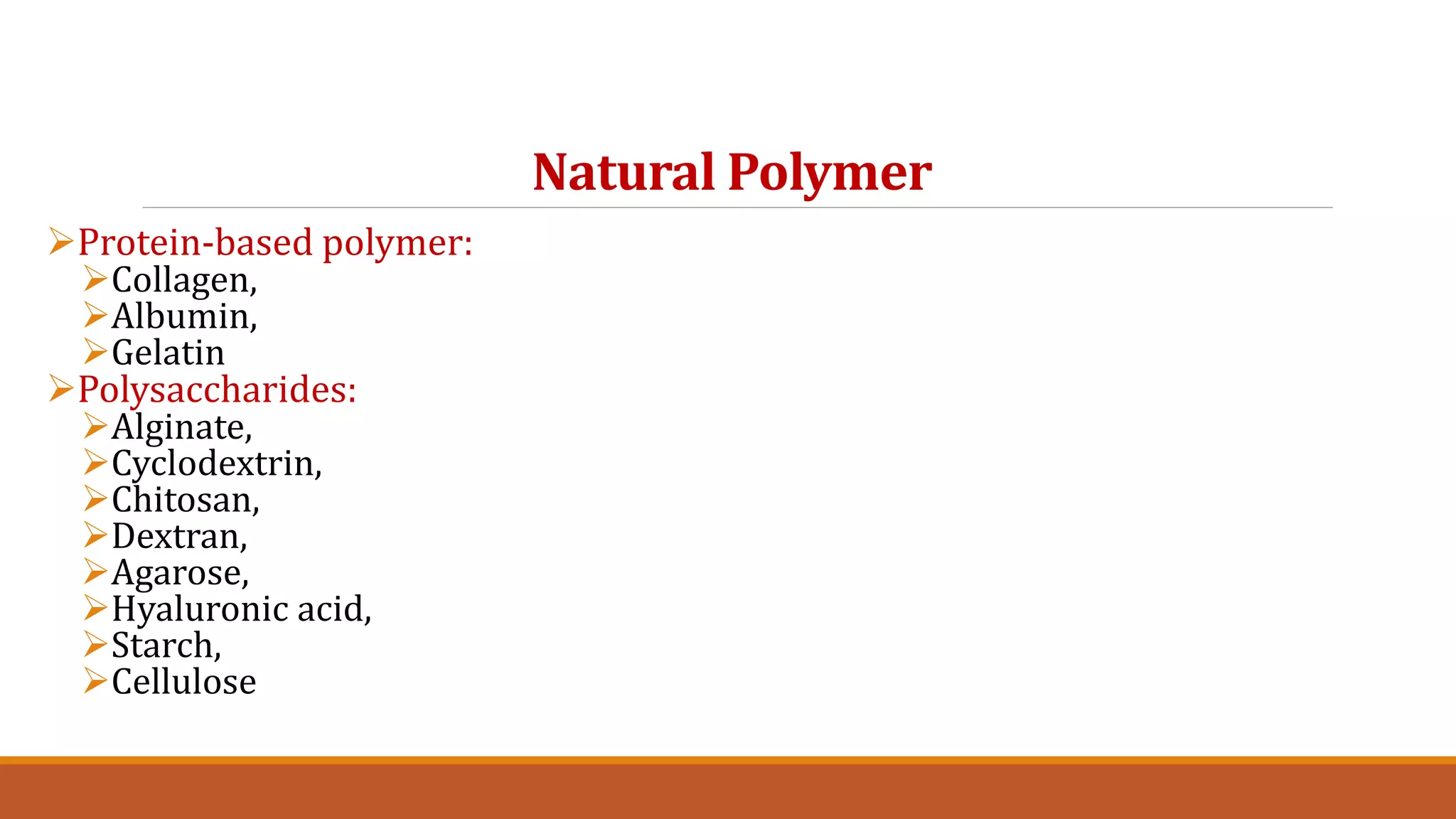 Polymers in controlled release Drug Delivery System | PDF
