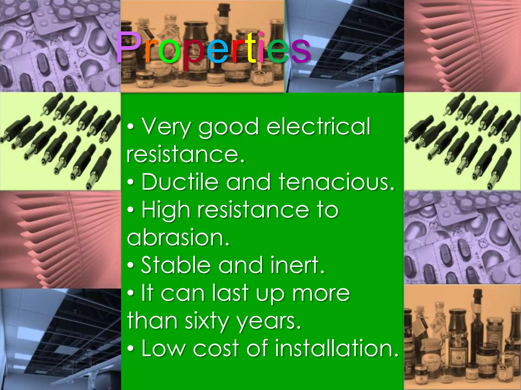 Properties It has stronger intermolecular forces.