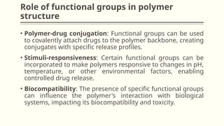 polymers used in controlled release drug delivery system 20 aug.pptx