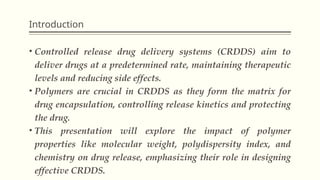 polymers used in controlled release drug delivery system 20 aug.pptx