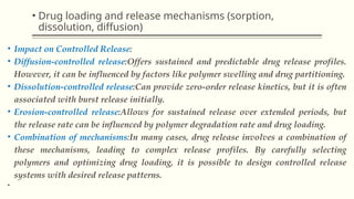 polymers used in controlled release drug delivery system 20 aug.pptx