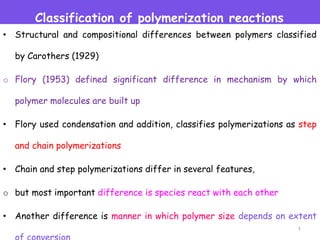 Polymer synthesis and Characterization | PPT