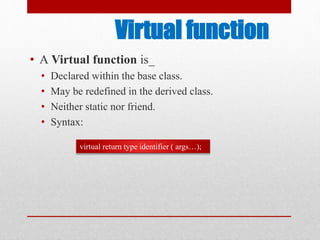 Polymorphism Using C++ | PPTX