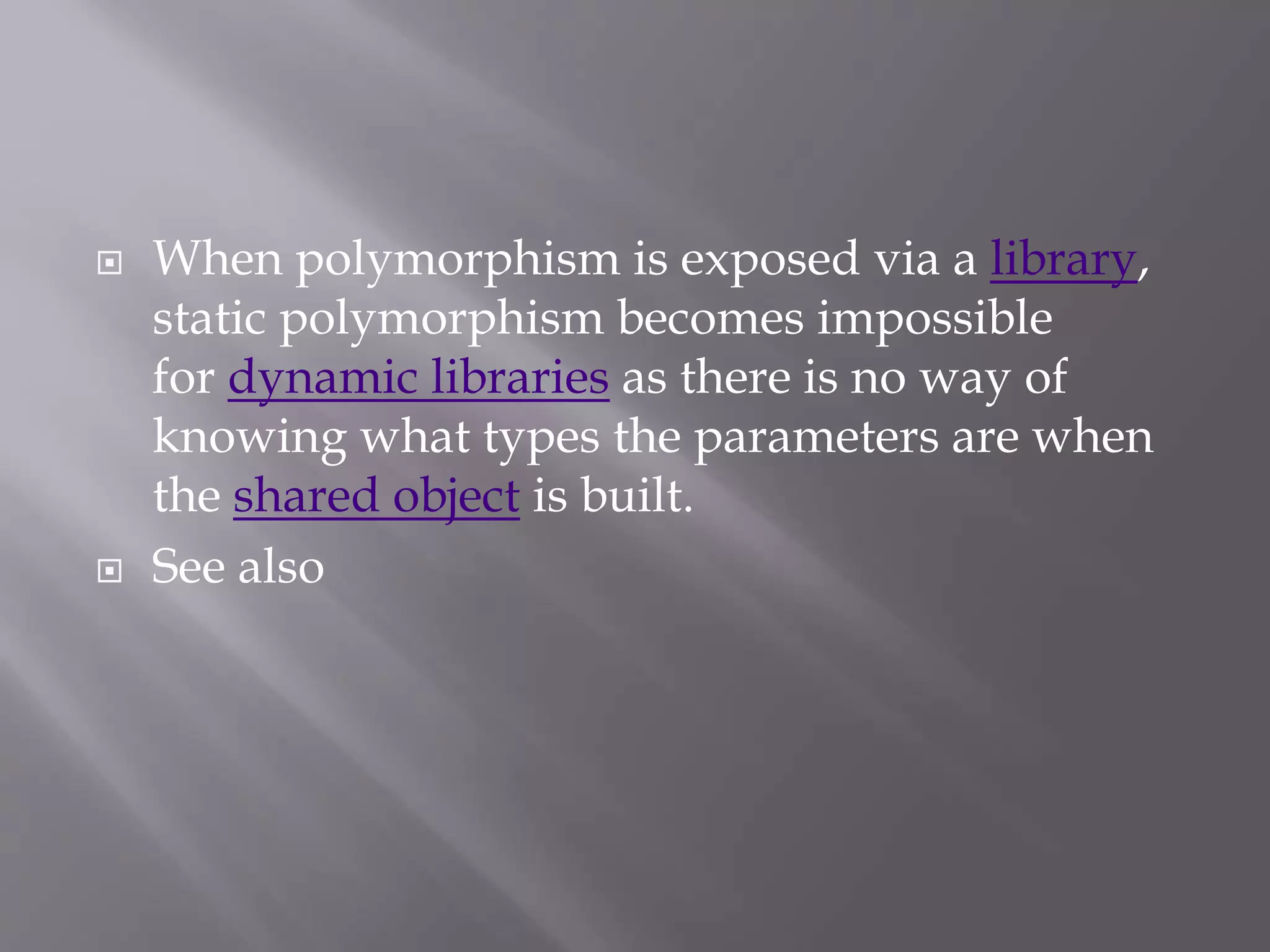 Polymorphism | PPT