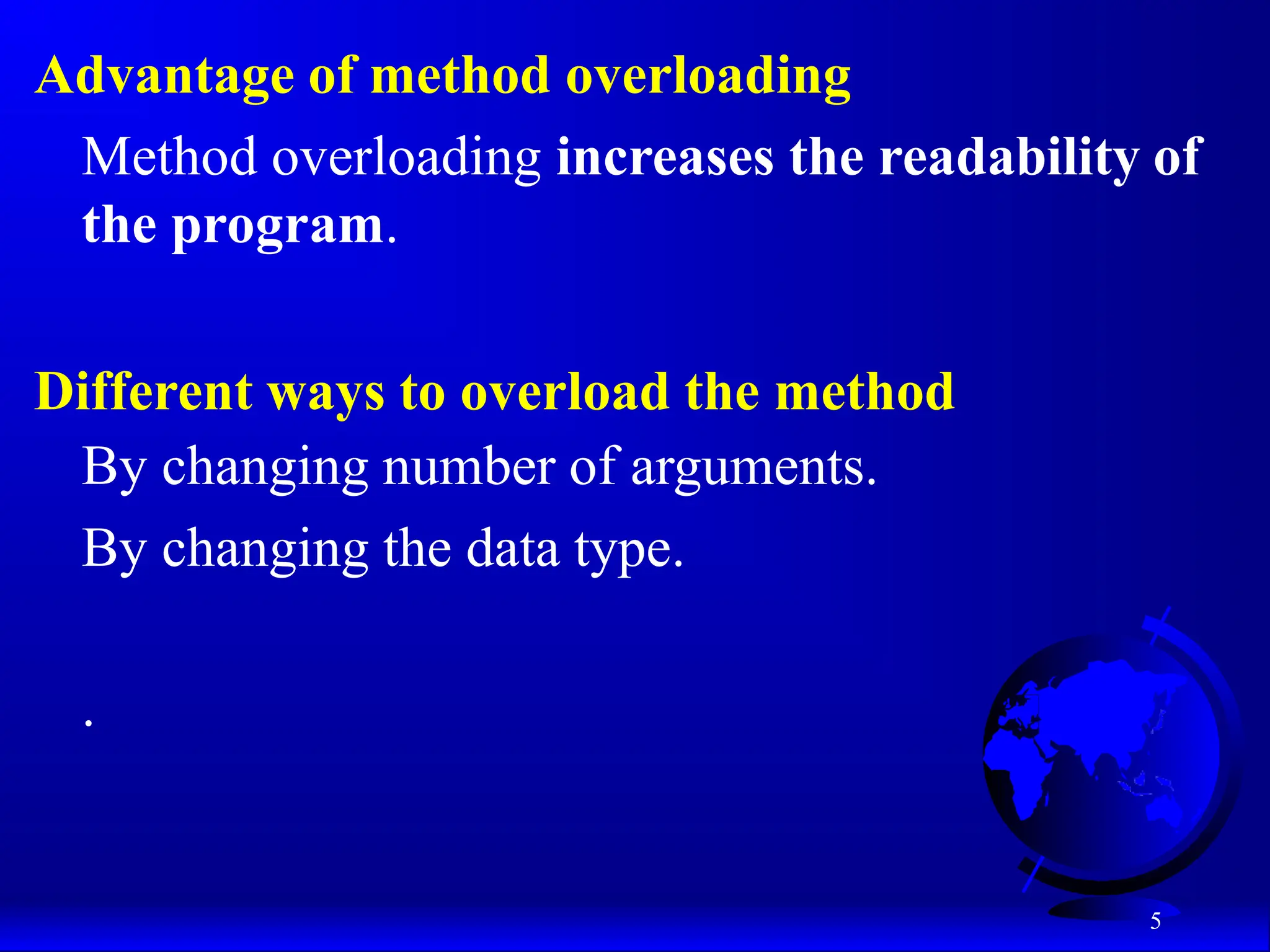 polymorphism method overloading and overriding .pptx