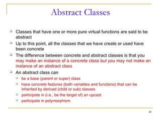 Polymorphism in C++ for beginners reference | PPT