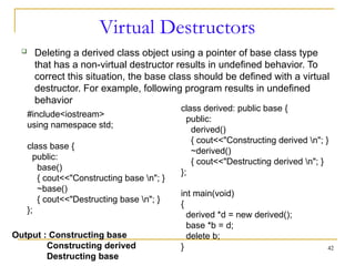 Polymorphism in C++ for beginners reference | PPT
