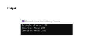 Output
 