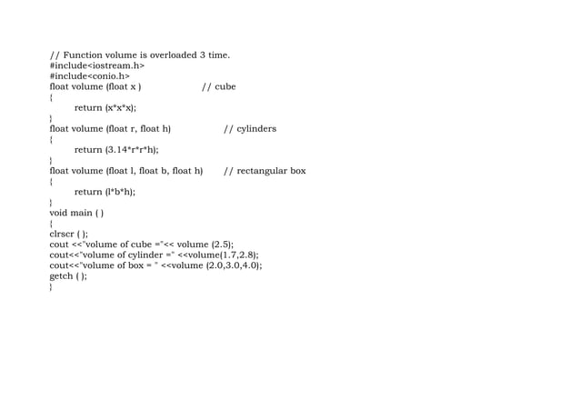 polymorphism in c++ with Full Explanation. | PPT