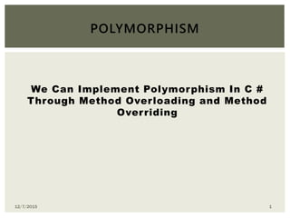 Polymorphism (2) | PPT